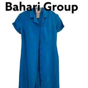 Bahari Group Silk Dress Blue sz 6